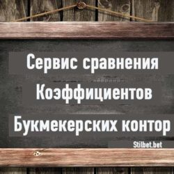 Сервис сравнения коэффициентов букмекерских контор